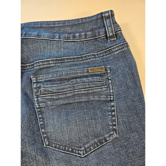 So slimming by chicos size 0.5 blue jeans ( USA 6) career casual EUC - Picture 5 of 8